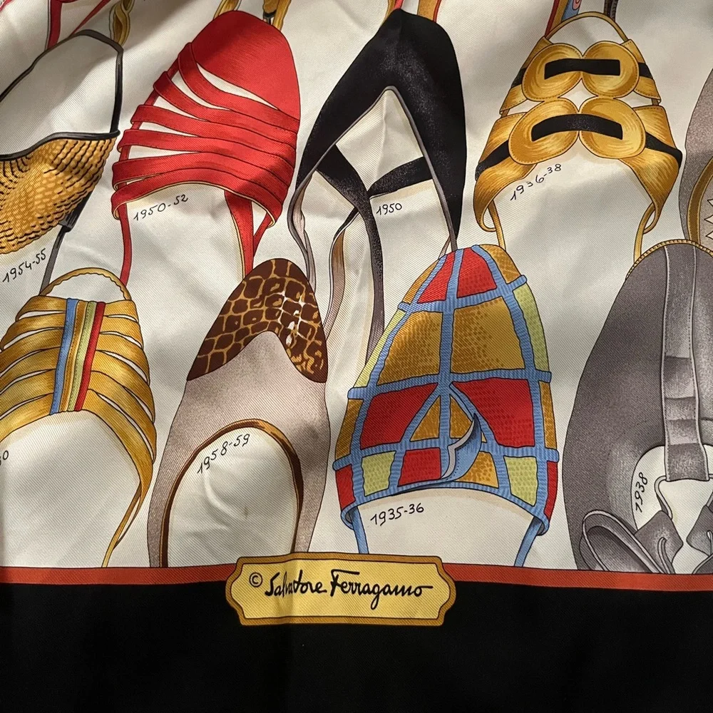 Silk Salvatore Ferragamo Scarf - Picture 3 of 3